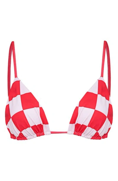 Maaji Balmy Check Bikini Top In Multi