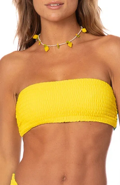 Maaji Cally Reversible Bikini Top In Multi