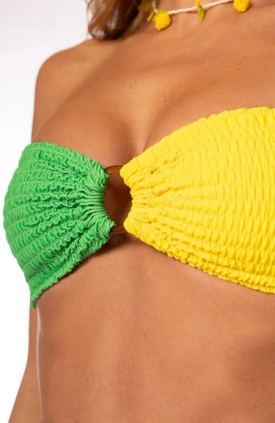 Maaji Cally Reversible Bikini Top In Multi