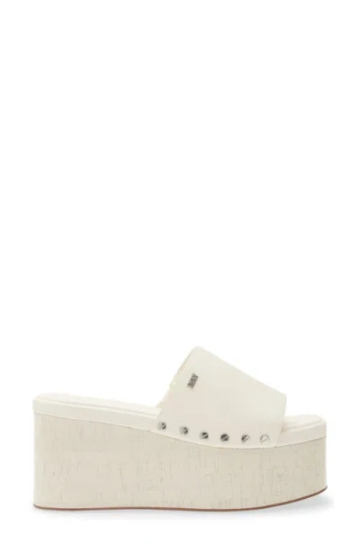 Dkny Alvy Platform Slide Sandal In Multi