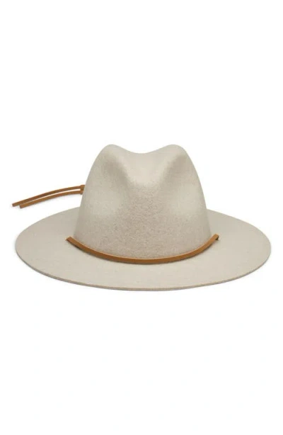Wyeth Wool Fedora Hat In Red
