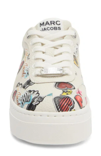 Marc Jacobs Bold Logo Platform Sneaker In White