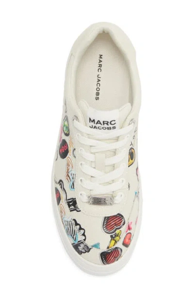 Marc Jacobs Bold Logo Platform Sneaker In White