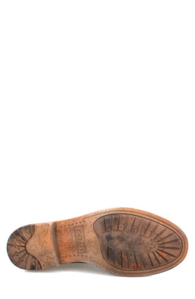 Roan Cass Distressed Leather Boot In Blue
