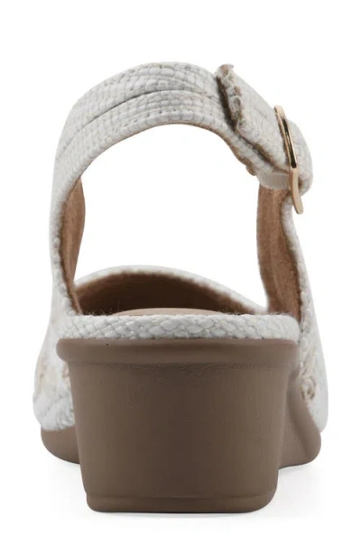 Cliffs By White Mountain Borris Slingback Wedge In Multi