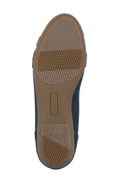 Cliffs By White Mountain Wide Width Calming Ballet Flat In Blue