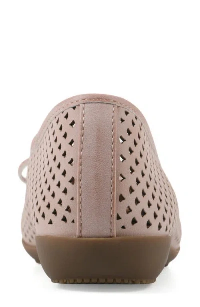 Cliffs By White Mountain Wide Width Carris Ballet Flat In Brown