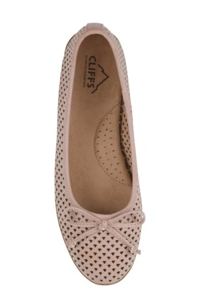 Cliffs By White Mountain Wide Width Carris Ballet Flat In Brown