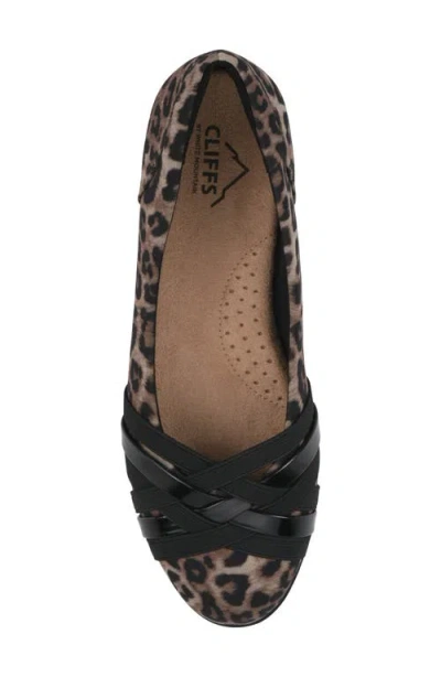 Cliffs By White Mountain Wide Width Chic Ballet Flat