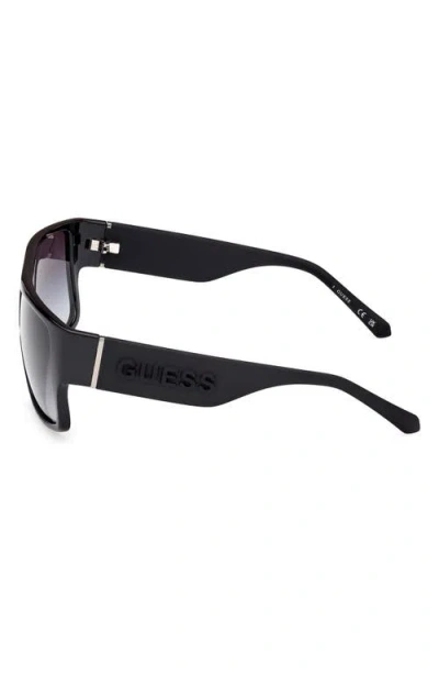 Guess Rectangular Sunglasses In Black