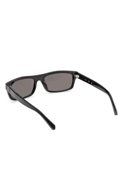Guess Rectangular Sunglasses In Black