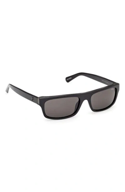 Guess Rectangular Sunglasses In Black