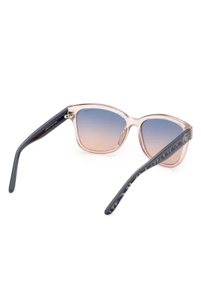 Guess Square Sunglasses In Pink