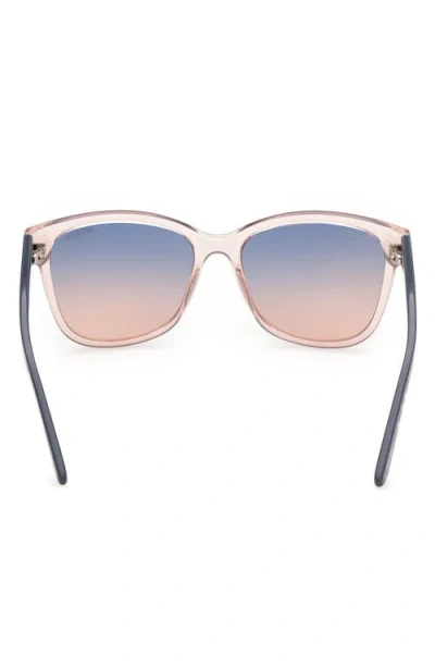 Guess Square Sunglasses In Pink