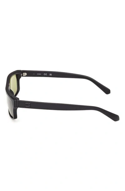 Guess Rectangular Sunglasses In Black