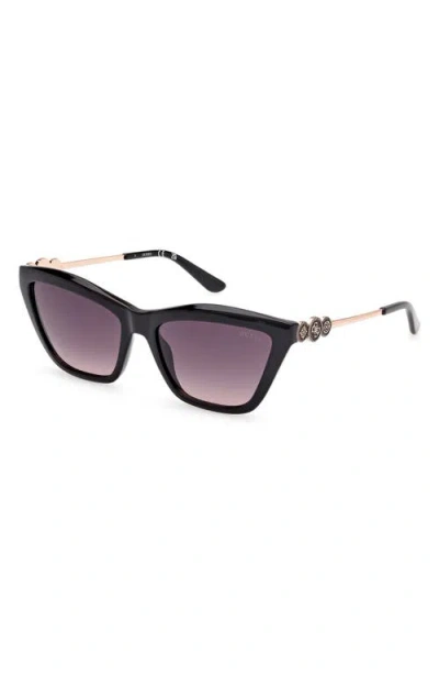Guess Rectangular Sunglasses In Black