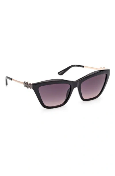 Guess Rectangular Sunglasses In Black