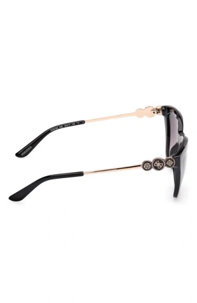 Guess Rectangular Sunglasses In Black