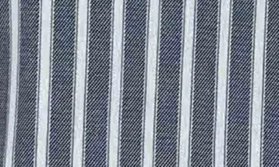 Blu Pepper Stripe Square Neck Tank In Pattern