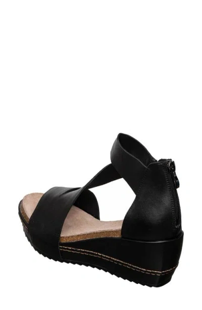 Antelope Davi Platform Wedge Sandal In Black