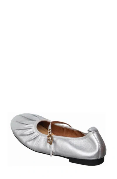 Antelope Mila Ballet Flat In Silver