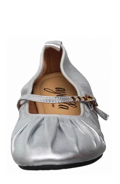 Antelope Mila Ballet Flat In Silver