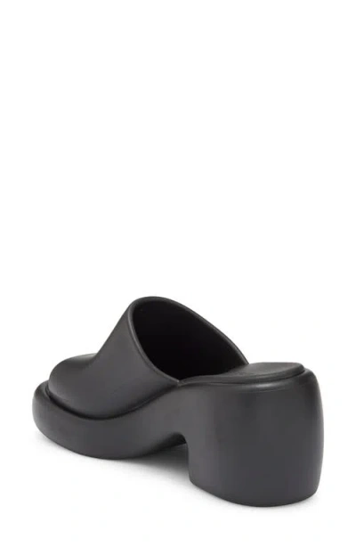 Ferragamo Deva Platform Slide Sandal In Black