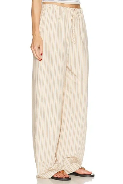 Sablyn Gemma Stripe Pull On Pant In Neutral