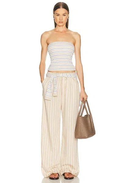 Sablyn Gemma Stripe Pull On Pant In Neutral