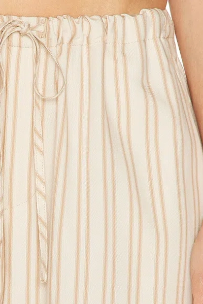 Sablyn Gemma Stripe Pull On Pant In Neutral