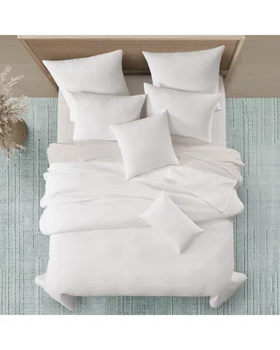 Salt Life Stillwater Solid Quilt Sets In White