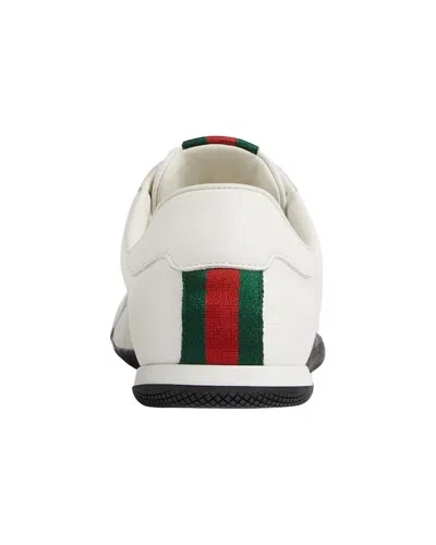 Gucci Low-cut Unlined Sneakers With Web Tongue In Animal Print