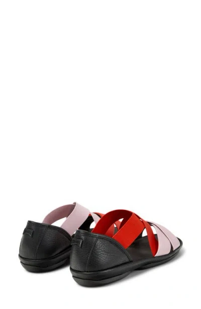 Camper Right Isla Cross Strap Sandal In Multi