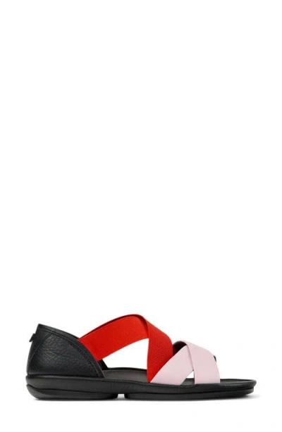 Camper Right Isla Cross Strap Sandal In Multi