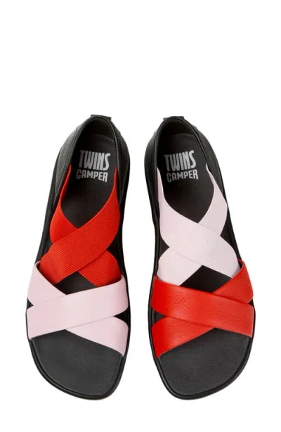 Camper Right Isla Cross Strap Sandal In Multi