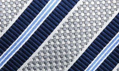 Nordstrom Stripe Silk Tie In Blue