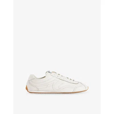 Sandro Paris Leather Light Wave Sneakers In Multi