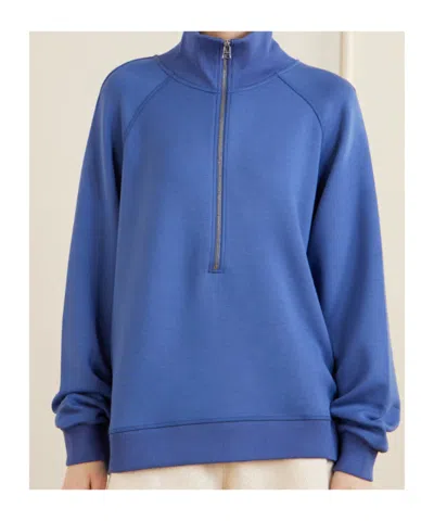 Varley Long-sleeved Sweatshirt In Blue