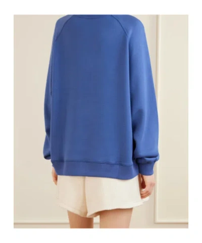 Varley Long-sleeved Sweatshirt In Blue