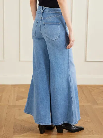 Veronica Beard Jesse Flared Jeans In Blue