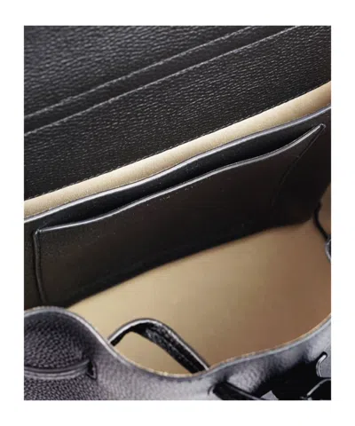 Tory Burch Flap Backpack In Black