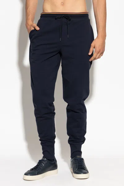 Paul Smith Drawstring Sweatpants In Blue