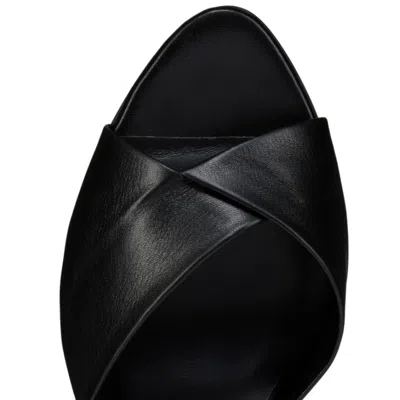 Christian Louboutin Fanny Slide Leather Heeled Mules 85 In Black