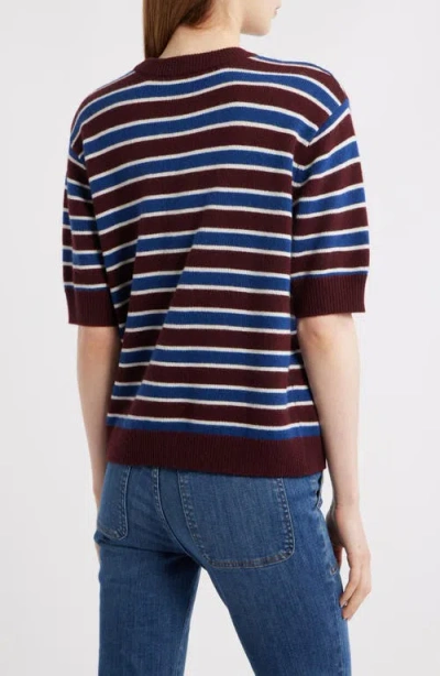 Frame The Easy Wool Blend Crewneck Sweater In Multi