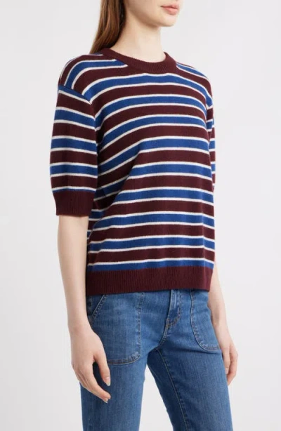 Frame The Easy Wool Blend Crewneck Sweater In Multi