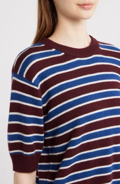Frame The Easy Wool Blend Crewneck Sweater In Multi