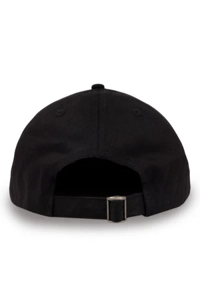 Pleasures Claws Embroidered Adjustable Baseball Cap In Black