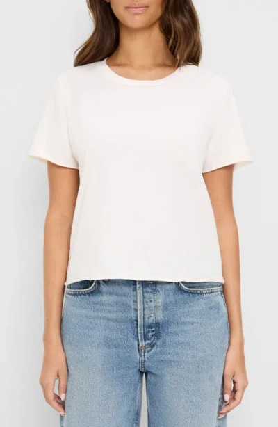 Michael Stars Jackie Raw Edge T-shirt In Multi