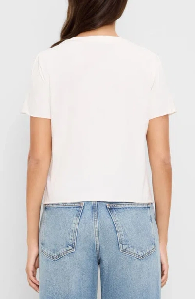Michael Stars Jackie Raw Edge T-shirt In Multi