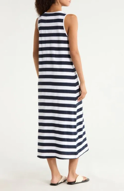 Frank & Eileen Dylan Stripe Tank Dress In Multi